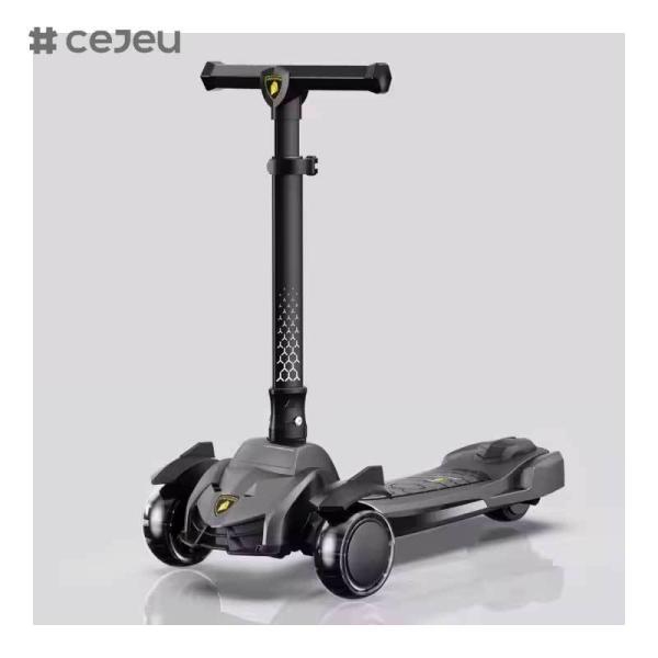 CJ-HLW-101 Children's Scooter, Children's Scooter, 1-3 to 6 Year Old Boys and Girls, 3-in-1 yo yo, Foldable Scooter