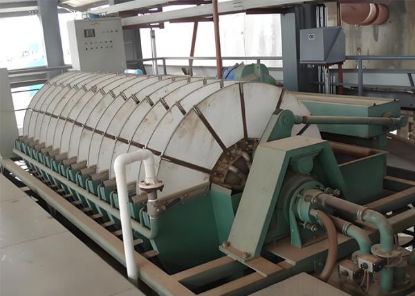 Mechanical Ceramic Vacuum Disc Filter Low Maintenance Vacuum Disk Filter