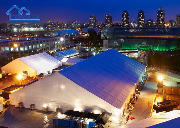 Tenda de evento à prova d'água de liga de alumínio Tenda de festa de casamento ao ar livre para feiras de automóveis, casamentos, exposições, etc.