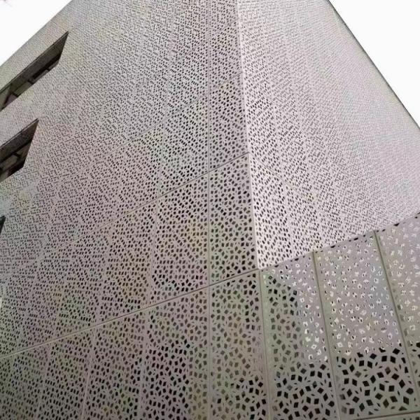 Aluminum Metal Curtain Wall Architectural Perforated Metal Panels