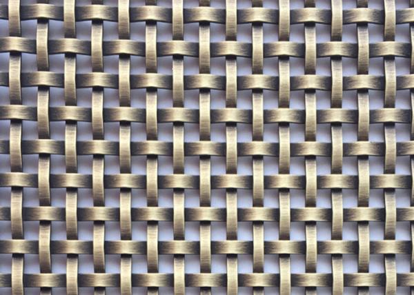 Red Copper Steel Grille Mesh Interior Design Anti Alkaline 20m 2.5mm Thick