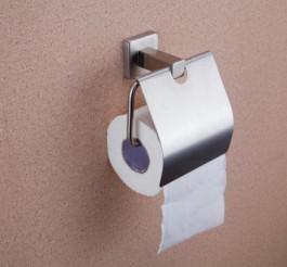Toilet Roll holder with cover 83406B(8151)-Square&Stainless steel 304 &Brush&Bathroom &kitchen&Sanitary Hardware