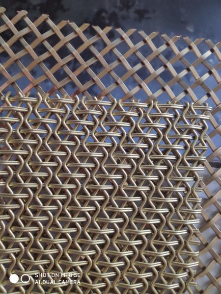 Custom Anodized Architectural Metal Mesh Partition Wall Divider