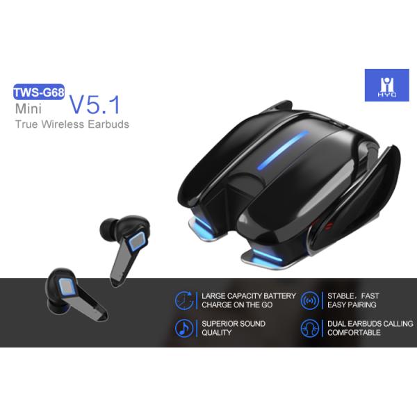 Dual Mode TWS In - Ear Deep Bass Stereo Gaming Headset Bluetooth Gaming Earphones
