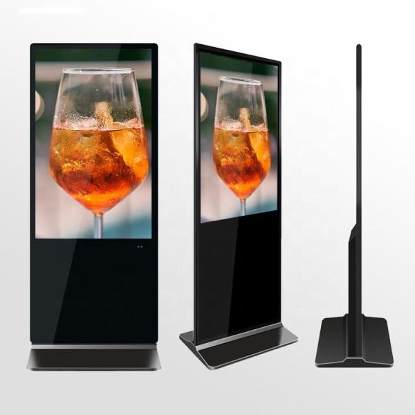 4355 Floor Standing Digital Signage with Android OS and 4K UHD Resolution for Interactive Advertising