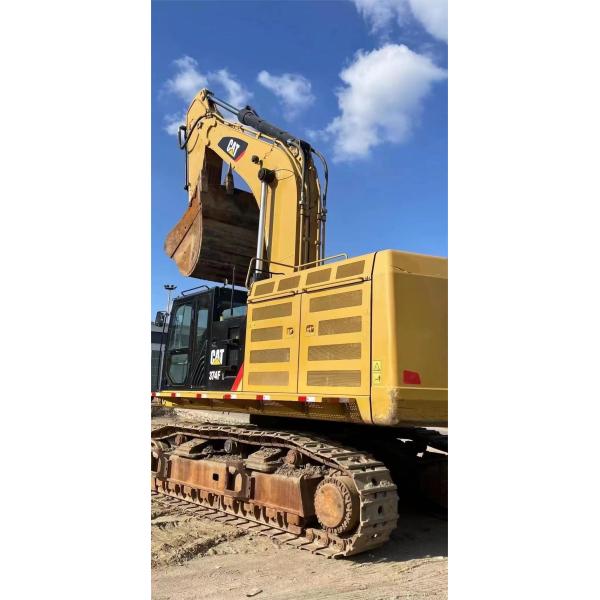 Crawler Type Used Excavator Machine CAT 374FL 34Ft 3 In Maximum Digging Depth