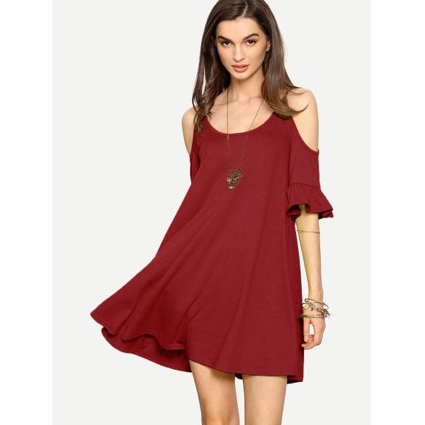 Высококачественные одежды для платья О-шеи женщин мини раздражают размеры женщин большие