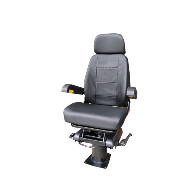 Adjustable Headrest Height Railway Train Driver Seat 590mm × 620mm × 1285mm