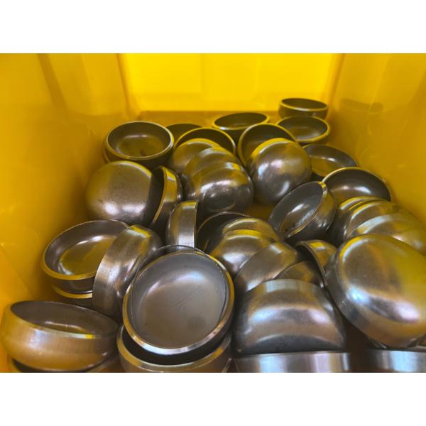 304 304L 316 316L Stainless Steel Buttweld Caps Sand Rolling