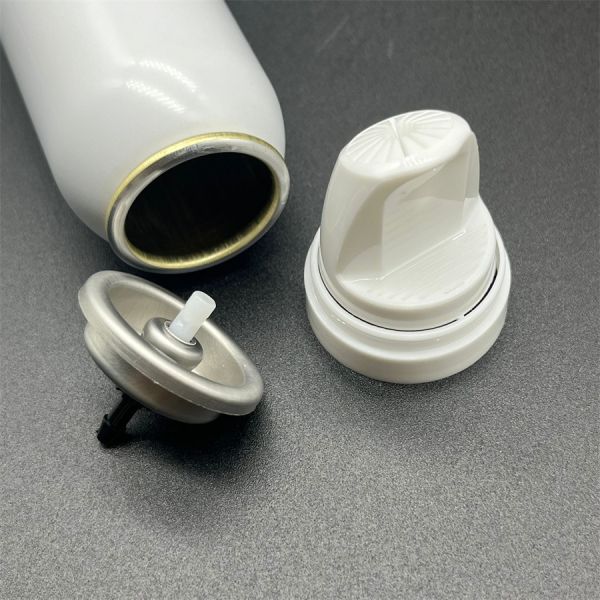 Versatile Adjustable-Spray Hair Mousse Dispensing Nozzle for Custom Styling and Multiple Styling Products with Dial-Control Output