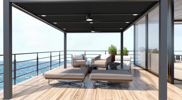 All Aluminium Louver Blade Pergola Louvered Roof Gazebo Innovative Version