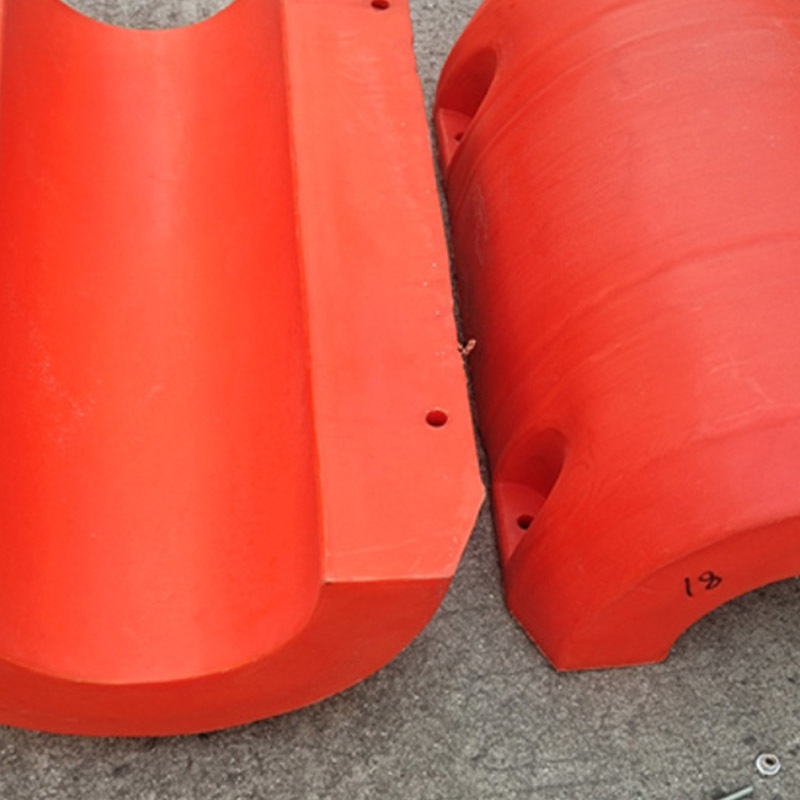 UV Protection LLDPE Material IALA Certified Hose Floats Pipe Floater for Dredging Projects