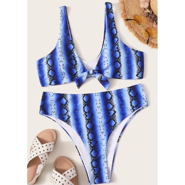 2019 New Plus SizeTwo piece  Swimsuit Women Push up