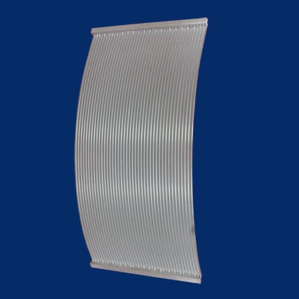 wedge wire screen panel  or v wire filter plate or johnson screen plate / arc screen plate / sieve bend screens