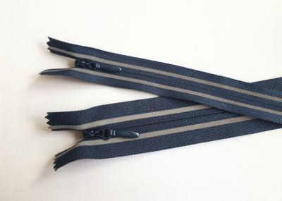 Reflective waterproof Sewing Notions Zippers separating zippers open end invisible Nylon zipper