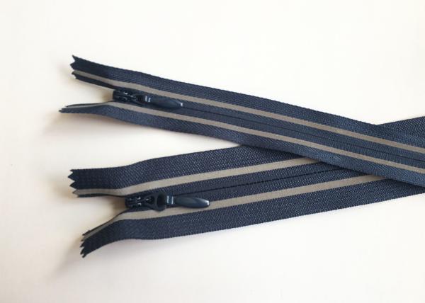 Reflective waterproof Sewing Notions Zippers separating zippers open end invisible Nylon zipper