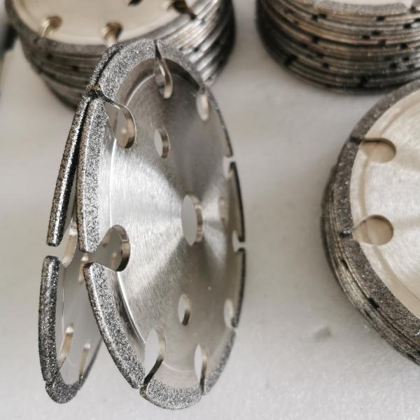 145mm*4.8mm*16mm*6mm B80/100 Electroplated CBN Cyclone Grinding Wheel For Chain SawSaws