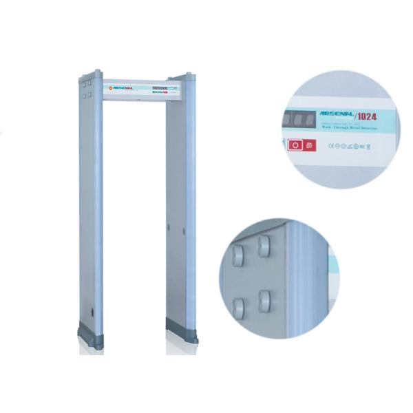 18 Zones Door Frame Metal Detector Security Gate , Commercial Metal Detector Equipment
