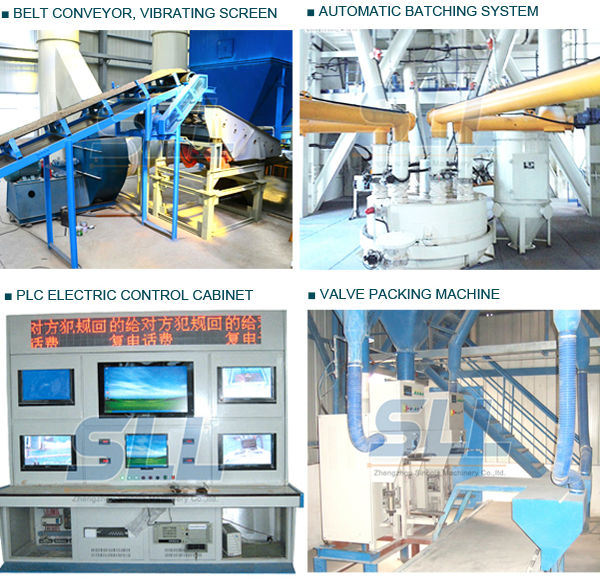 Commercial Dry Mortar Mixer Machine , Dry Mix Mortar Production Line