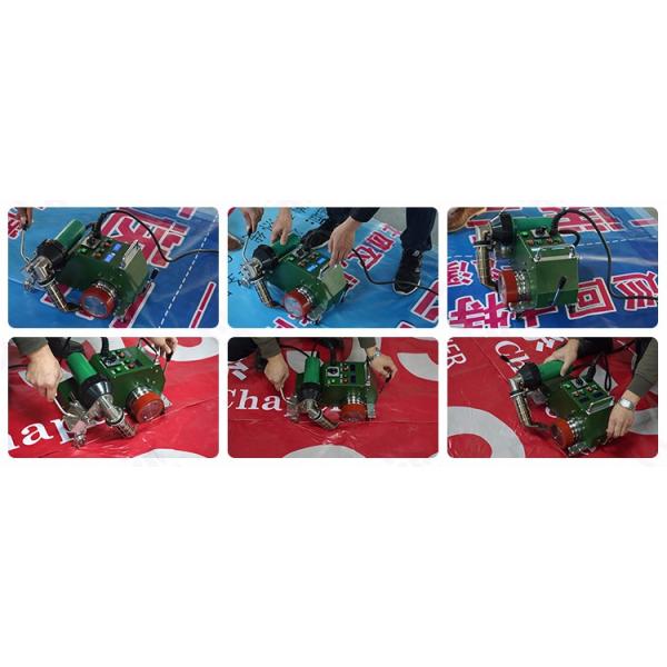 Outdoor Advertising Banner Heat Welding Machine 220 V With 3000 W / CE Certification