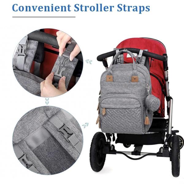 Oxford Newest Fashionable Baby Diaper Backpack Eco Friendly Multifunctional Custom Diaper Bag