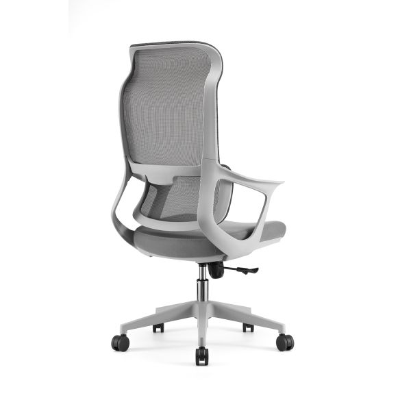 Adjustable Height Computer Desk Chair with Ergonomic Design Swivel Base and Durable PP Materials for Office Comfort