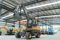 6 toneladas 6,5 toneladas 8 toneladas Mini Excavator Machine Mini Roda Excavator personalizada