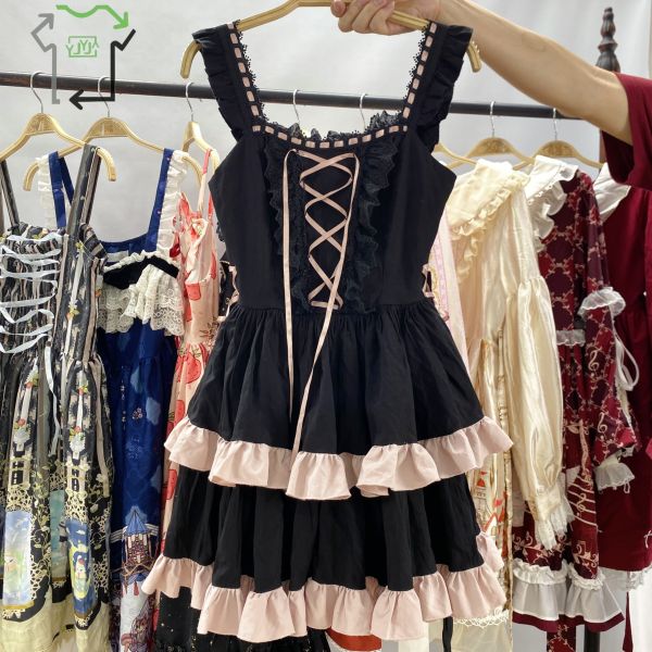 Casual Second Hand Lolita Dress Women Role Playing Gothic Casual Clothing Wholesale