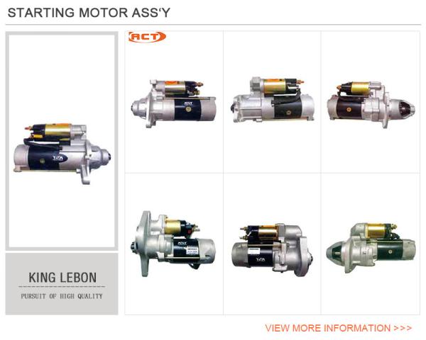 4.5KW Hitachi Excavators Spare Parts / Hitachi Starter Motor For EX200-1 SH280 6BD1 1-811000-189-2