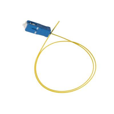 PVC da trança 0.9mm G652D G657A1 G657A2 LSZH da fibra do único modo do SC UPC