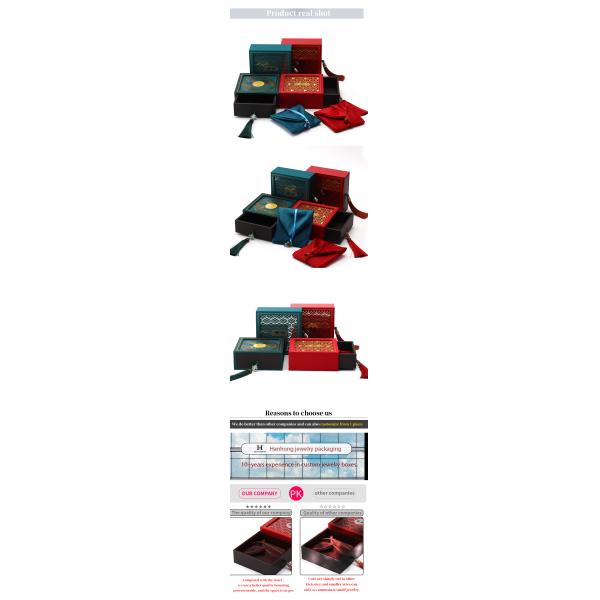 Ancient Chinese Style Cardboard Paper Jewelry Storage Packaging Box Luxury