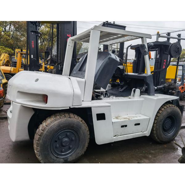 Длина вилки 7 тонн Использованный TCM Japan оригинальный мини дизельный вилочный погрузчик в хорошем состоянии