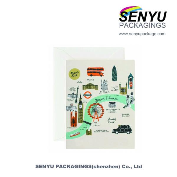 Decorative Custom Printed Booklets Luxury Cards Christmas Wedding Invitation