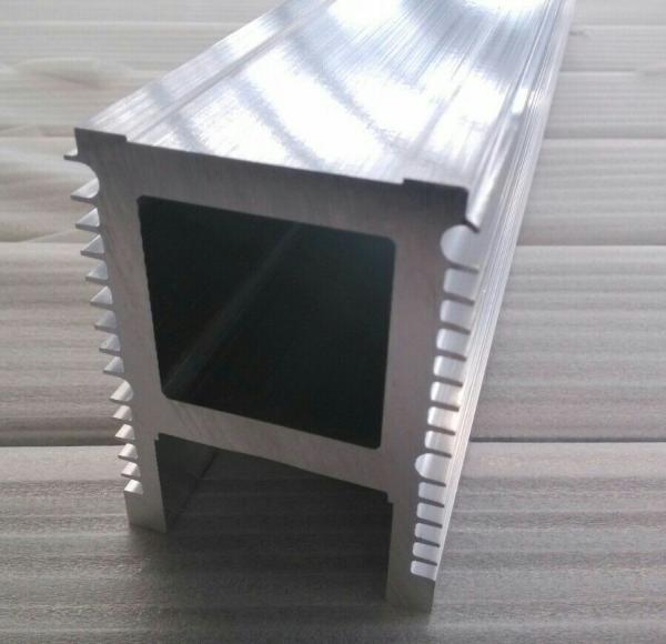 Natural Silver Finish 6063 T5 / T6 Industrial Aluminium Profiles For Co2 Laser Equipment