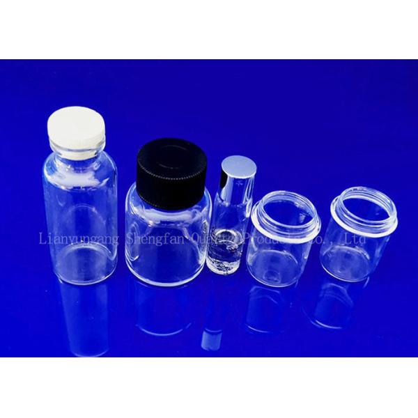 Ясное 10-200ml продело нитку кварц стекла бутыли с реактивом