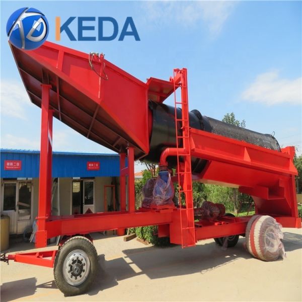 Multifunctional Alluvial Diamond Gold Ore Washing Plant with Placer Gold Washing Screen and Gold Trommel Wash Plant