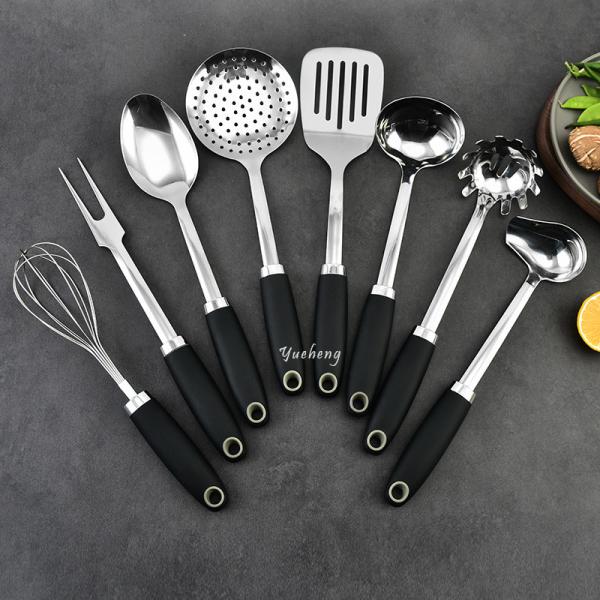 8Piece Heat-Resistant Kitchen Utensils  set Kitchen Spatula Set Complete Cooking Tool set
