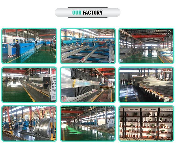 BS 1387 Tubes en acier galvanisé 40-60 g/m2