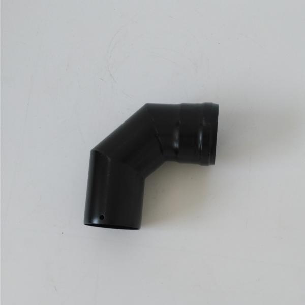 Three Segment 90 Degree Elbow Pellet Stove Chimney Powder Coating Surface