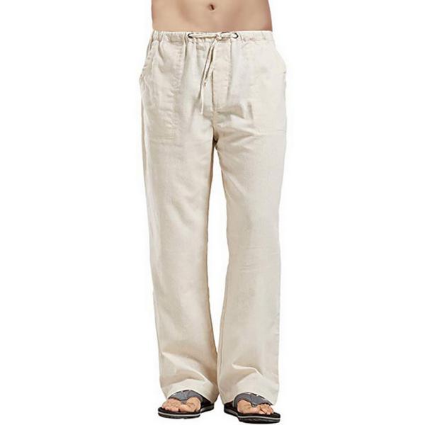 Men's Anti-pilling Cargo Sweatpants Autumn Waterproof Pants with Flat Front Style