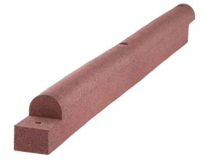Red Recycled Rubber Garden Edging Customized Rubber Landscape Border 1000*80mm