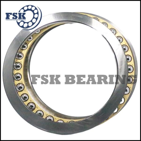 Small Size 51106 51107 51108 Thrust Ball Bearings Single Direction Brass Cage / Iron Cage