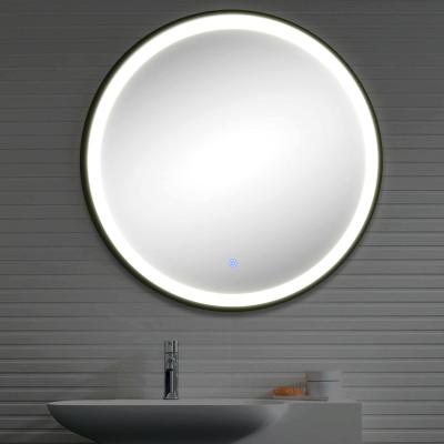 espelho fixado na parede 1,18 da vaidade do banheiro de 4mm” com iluminação do diodo emissor de luz