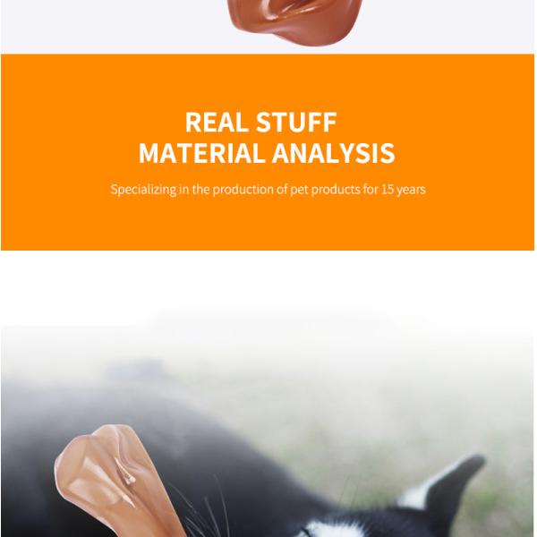 Indestructible TPR Dog Chew Toy Eco-Friendly Grinding Teeth Toy for Aggressive Dogs Soft Natural Rubber Bone