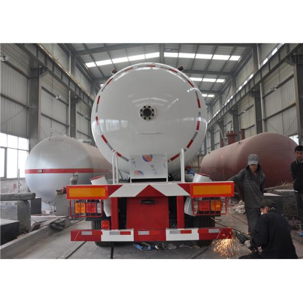 60000 автоцистерны трейлера Три цапфы пропана ЛПГ бензобака литров трейлера Семи 30 тонн