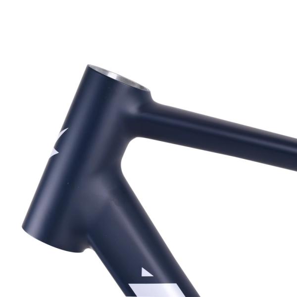 Disc Brake 700x32c Aluminum Road Bike Frame with Flat Mount and Internal Cable Routing