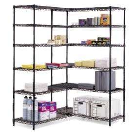 Capacidade de carga industrial 800lbs da extra grande do shelving do fio do aço carbono pela prateleira
