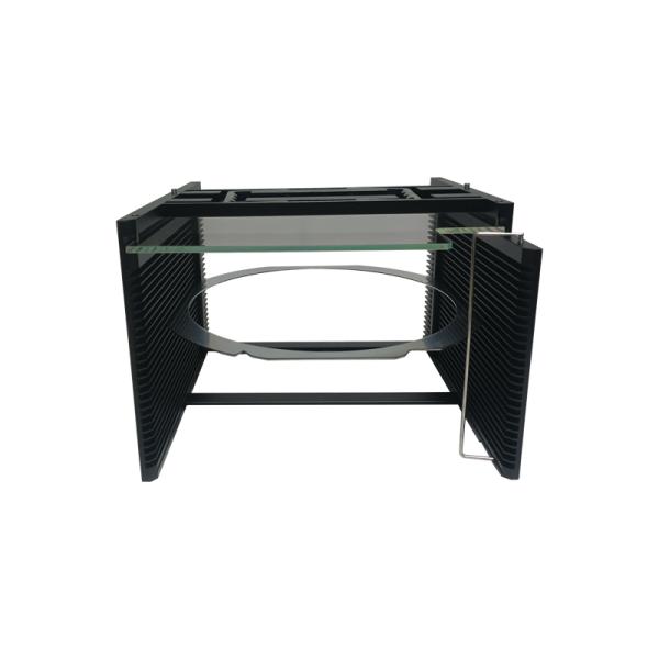 8 Inch 25 Slot Black Metal Wafer Load Cassette With Ultra-High Temperature Resistance
