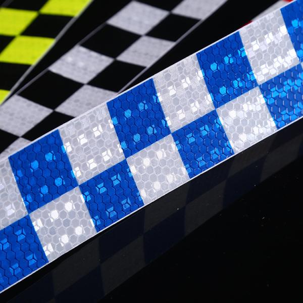 Водонепроницаемая красно-белая клейкая рефлекторная лента для автомобилей-прицепов