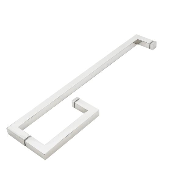 Puerta de entrada puesta en polvo Puerta negra puesta en polvo Puerta de vidrio de baño Instalación